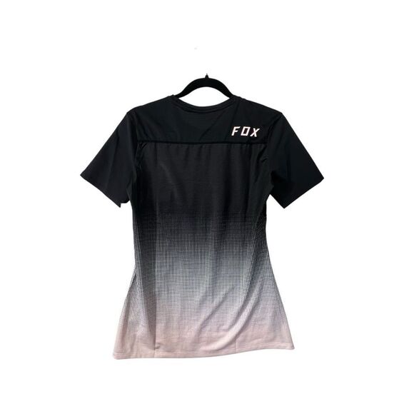 Small pink/black Fox Racing Women Flexair short Sleeve Jersey - Picture 11 of 14
